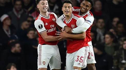 Martinelli stars for Arsenal in Europa League as Man Utd toil