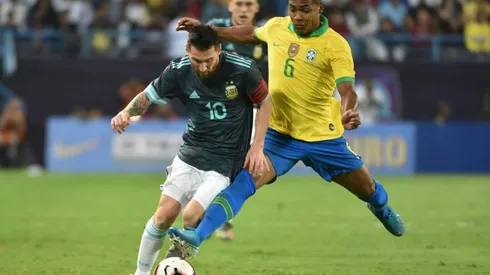 Messi scores on Argentina return to sink Brazil