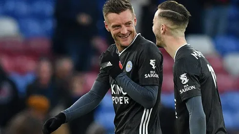 Vardy playing with a smile, says Leicester boss Rodgers