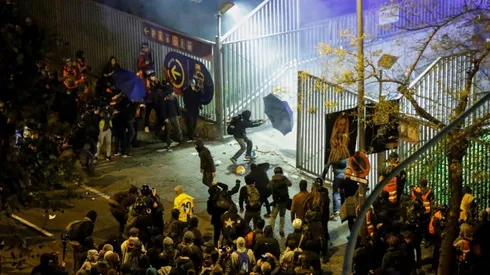 Ten arrested in clashes outside Spain's Camp Nou stadium during Clasico
