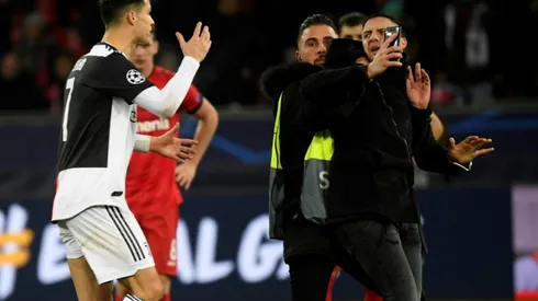 Double trouble as Ronaldo rages at pitch invader