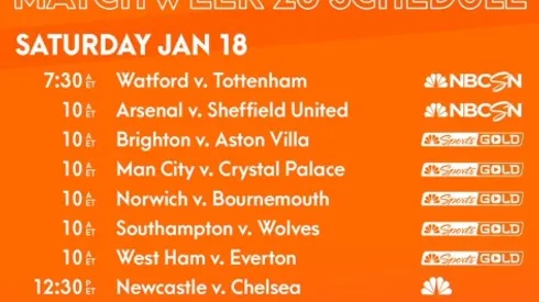 EPL Commentators on NBC: Jan. 17, 2020