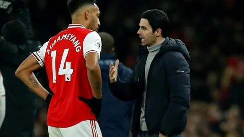 Arteta challenges Arsenal players to fill Aubameyang's boots