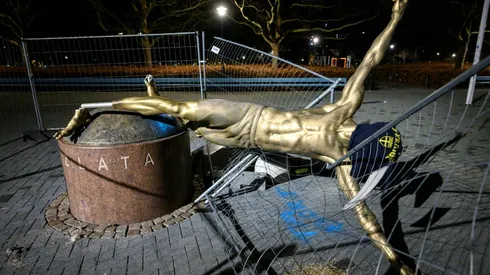 Ibrahimovic statue vandalised again