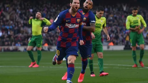 Messi scores four as Barca jump above defeated Madrid before Clasico