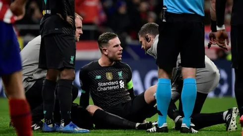Liverpool captain Jordan Henderson out for three weeks