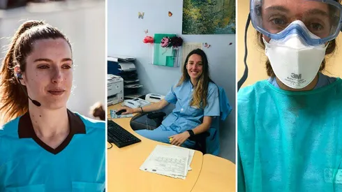 Spain's female football referees on frontline of coronavirus fight