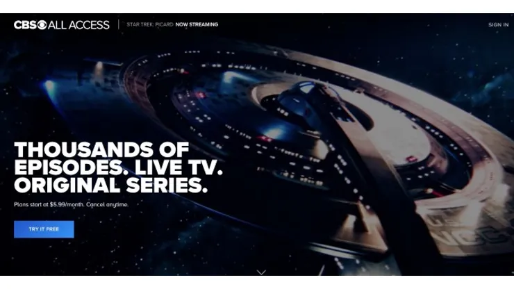 Watching movies, sports and TV shows on CBS All Access