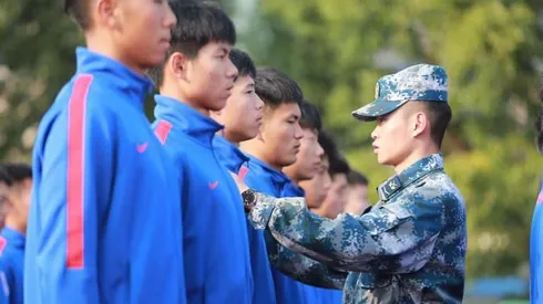 'Military training' as China's footballers ordered to stay trim, beat virus