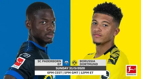 Where to find Paderborn vs. Dortmund on US TV and streaming