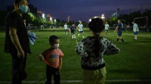 Football makes gleeful return to coronavirus-scarred Wuhan