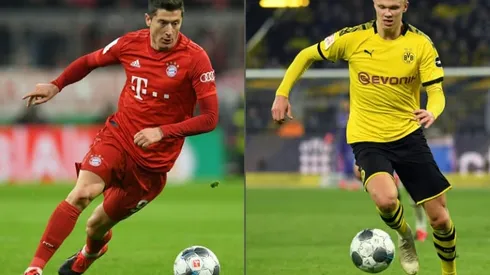Young pretender Haaland takes on master Lewandowski for first time