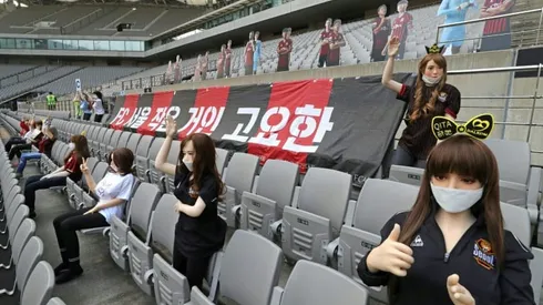 Korean football club get record fine over sex dolls in stands