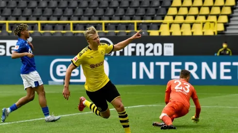 Haaland stars in Dortmund romp as Bundesliga makes 'very strange' return