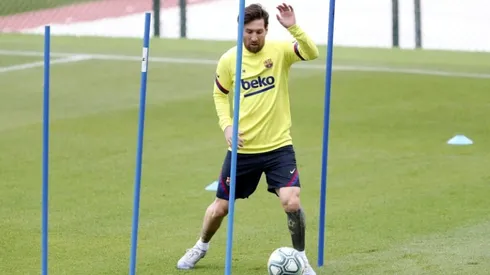Barca confident Messi can face Mallorca, despite thigh injury