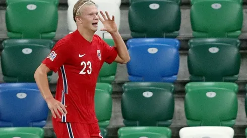 Haaland scores twice as Norway hammer Northern Ireland