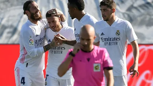 Hazard stunner gives revived Real Madrid win over Huesca