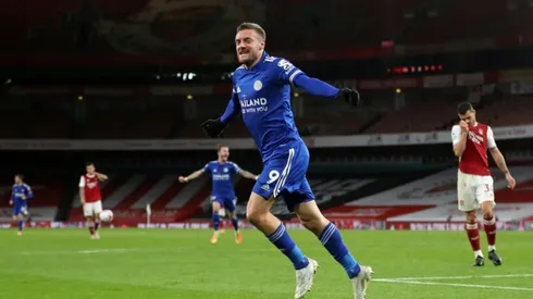 'World-class' Vardy rocks Arsenal as Leicester go fourth