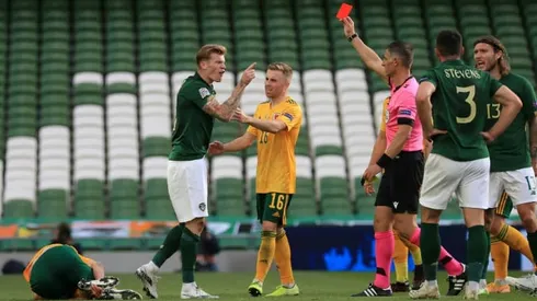 McClean sent off as virus-hit Republic held by Wales