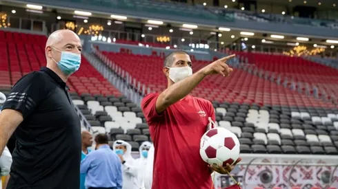 Infantino praises Qatar for defying pandemic with WC preparation