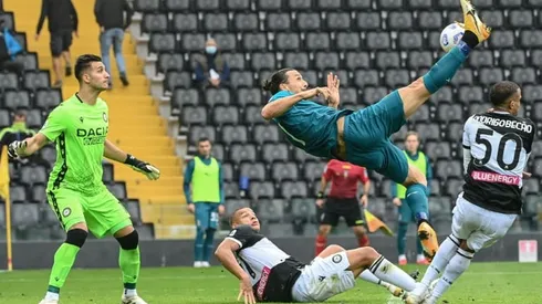 Ibrahimovic overhead kick seals AC Milan win at Udinese