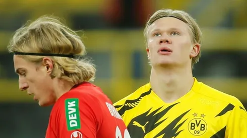 Dortmund star Haaland out of Lazio clash with leg injury