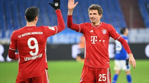 Bayern seven points clear after thrashing sorry Schalke