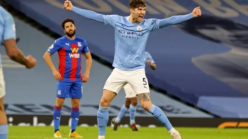 Stones scores twice as Man City cruise past Palace