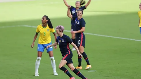 USA beat Brazil 2-0 to seize lead at SheBelieves Cup