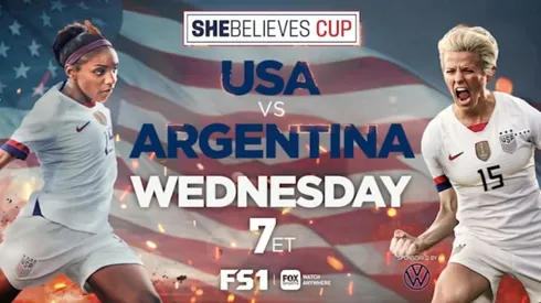 Where to find USWNT vs. Argentina on US TV and streaming