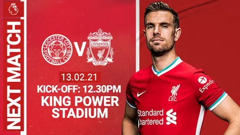 Leicester vs. Liverpool on US TV: Feb. 13, 2021