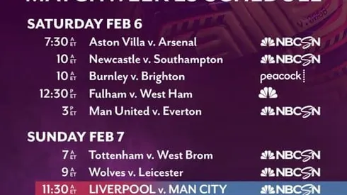 EPL Commentators on NBC: Feb. 5, 2021