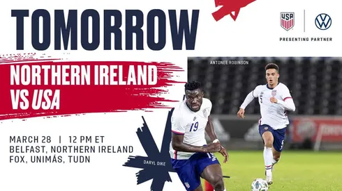 Where to find Northern Ireland vs. USA on US TV and streaming