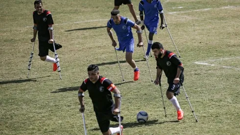 In Gaza, loss of a leg doesn't deter 'hero' footballers