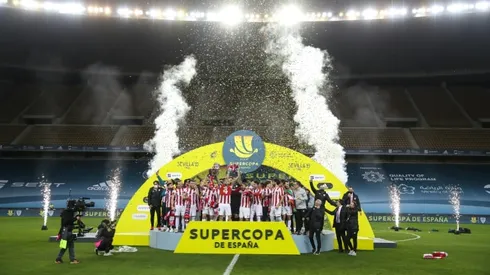 Spanish league president hopes fans can return after Easter