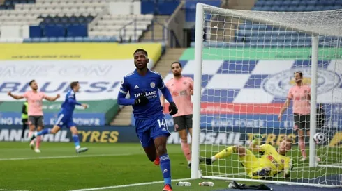 Iheanacho treble fires Leicester, Brighton boost survival bid