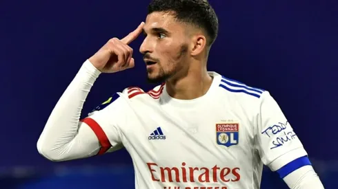 Aouar fires Lyon top of Ligue 1
