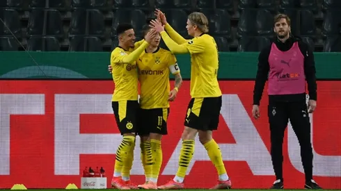 Sancho fires Dortmund into German Cup semi-finals
