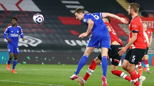 Leicester rescue draw at 10-man Southampton