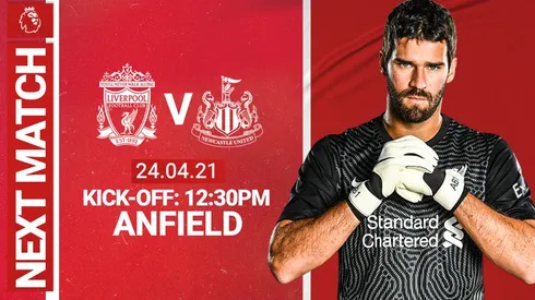 Liverpool vs. Newcastle on US TV: April 24, 2021