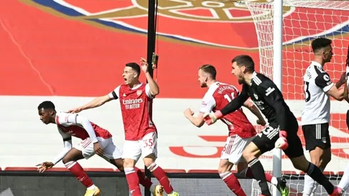 Nketiah's late leveller saves Arsenal as Fulham suffer survival blow