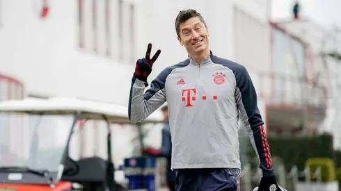 Lewandowski returns to Bayern Munich training