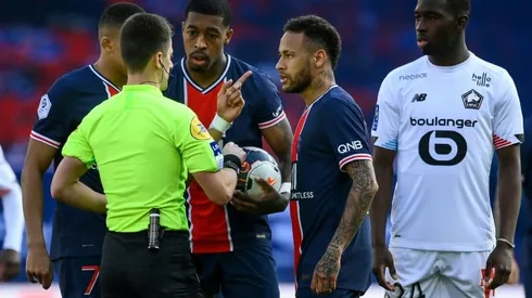 Neymar sent off as PSG lose to Lille in French title clash