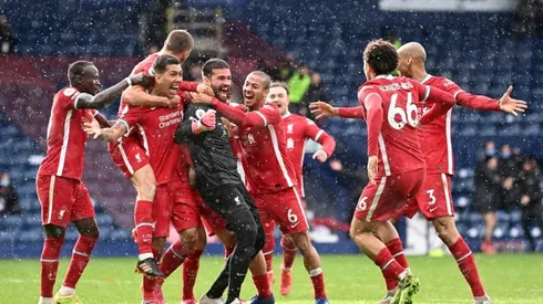 Liverpool keeper Alisson scores winner at West Brom, dedicates goal to late father