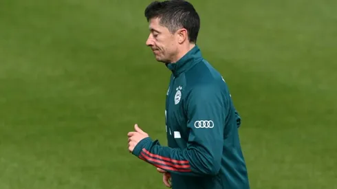 Record-hunting Lewandowski leaves Bayern training early