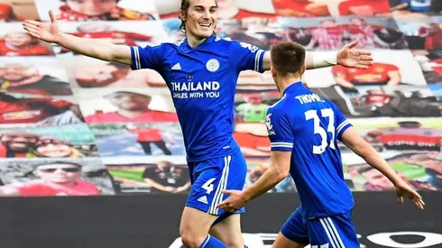 Soyuncu's winner sees Man City to title as Foxes beat Man Utd
