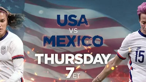 USA vs. Mexico women’s friendly on US TV: July 2021