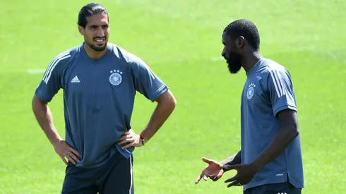 Germany's Gundogan, Ruediger back training before England tie