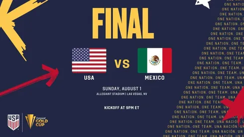 USA vs. Mexico on US TV and streaming: Gold Cup Final