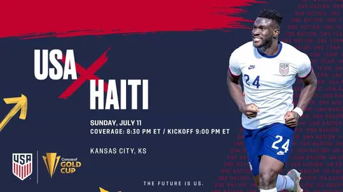 Where to find USA vs. Haiti on US TV: July 2021